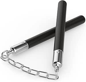 Nunchucks, Steel Chain, Professions, Thing 1, Train, Chain, Sports, Quick Saves, Black