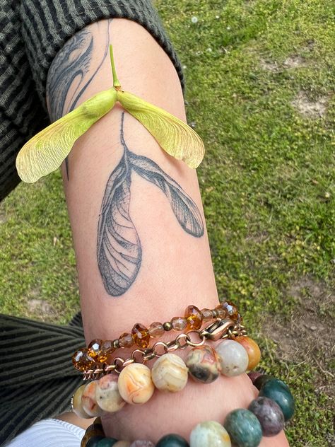 Earthy Tattoo Sleeve Women, Ginkgo Leaf Tattoo Arm, Unique Tattoos Nature, Brown Sleeve Tattoo, Nature Gap Fillers Tattoo, Ankle Nature Tattoo, Tree Stump Tattoo Ideas, Nutmeg Tattoo, Wood Texture Tattoo