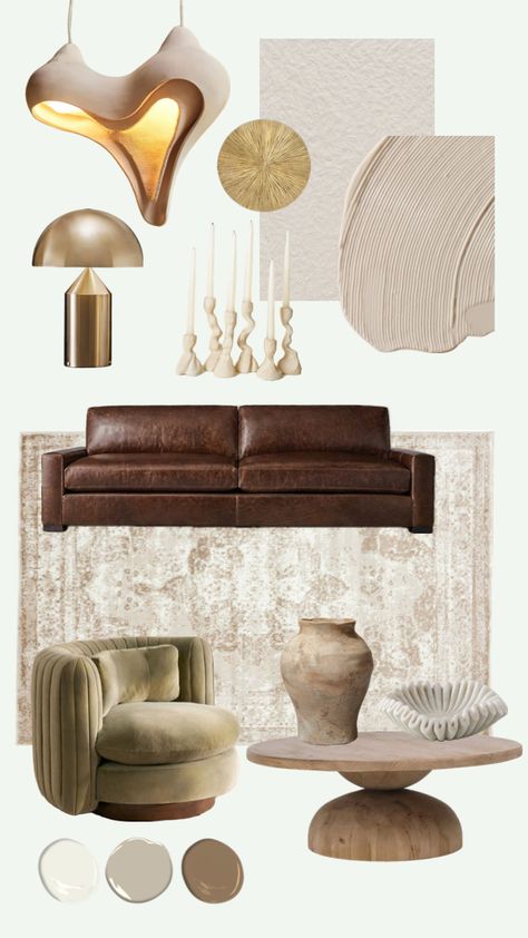 #interiordesign #interiorinspo #interiormoodboard #livingroominspo #decorinspo #interiorstyling Interior Design Presentation, Interior Design Mood Board, Estilo Art Deco, Apartment Inspiration, Dream House Decor, Interior Inspo, Dream Home Design, Room Makeover, Connect With People