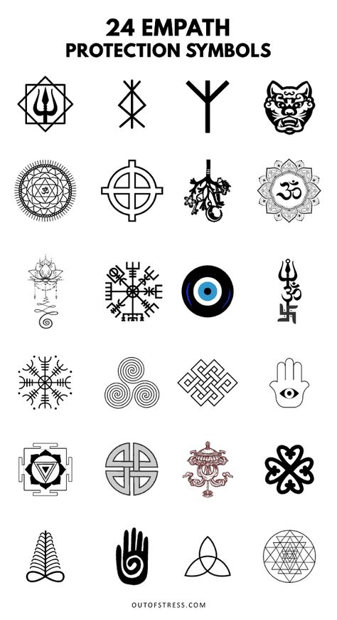 24 Empath Protection Symbols You Can Use in Your Life Symbole Tattoo, Simbolos Tattoo, Small Wave Tattoo, Protection Tattoo, Symbole Viking, Empath Protection, Wiccan Symbols, Symbole Protection, Protection Symbols