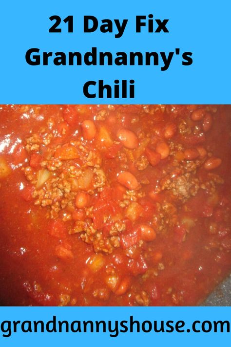 21 Day Fix Chili Recipe, 21 Day Fix Chili, Different Chili Recipe, Beachbody Meal Plan, Slow Cooker Chili Easy, Main Entree Recipes, 21 Day Fix Breakfast, Fixate Recipes, 21 Day Fix Diet