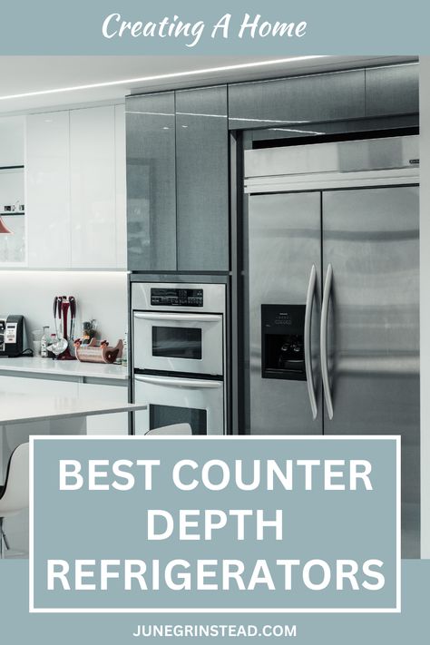 Best Counter Depth Refrigerator, stainless steel refrigerator, flush fit Best Counter Depth Refrigerator, Counter Depth French Door Refrigerator, Counter Depth Refrigerator, Counter Depth, French Door, Fast Paced, French Door Refrigerator, Diy Kitchen, Kitchen Organization