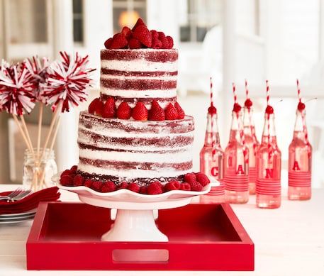 Cake Pinterest, Wedding Decorations Pictures, Cake Red Velvet, 13 Birthday Cake, Bridal Shower Cakes, Cake Decorating Designs, Pinterest Images, Canada Day