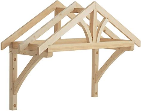 Richard Burbidge LC001 Apex Porch Canopy-1200mm: Amazon.co.uk: DIY & Tools Door Canopy Porch, Timber Front Door, Door Overhang, Pyramid Roof, Front Door Canopy, Porch Canopy, Porch Kits, Porch Remodel, Porch Roof