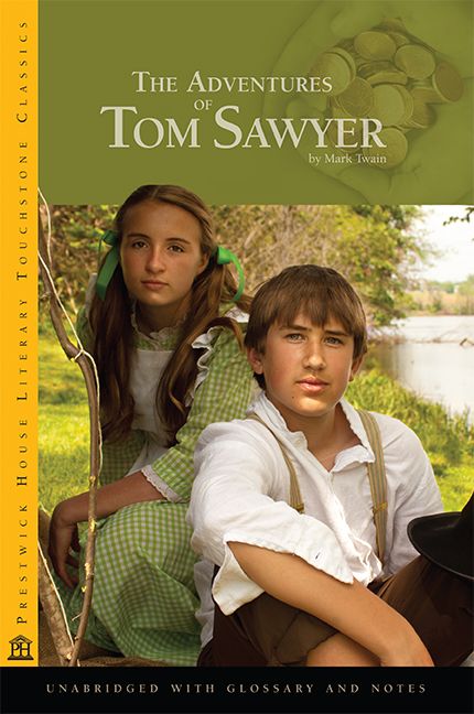 The Adventures of Tom Sawyer • Literary Touchstone Classics edition • New cover design for 2013 by Jen Mendoza Tom Sawyer Book, The Adventures Of Tom Sawyer, John Boyne, Huck Finn, Ralph Ellison, William Golding, Adventures Of Tom Sawyer, Literary Elements, Adventures Of Huckleberry Finn