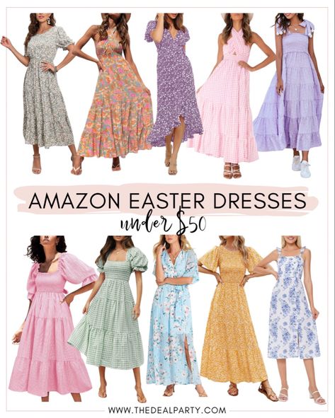 Easter Dresses | Easter Dress | Easter Sunday | Spring Dress | Spring Outfits | Spring Dresses | Easter Outfits Dress Spring Outfits, Easter Sunday Outfit, Easter Dresses For Women, Easter Dresses, Amazon Beauty Products, Outfits Spring, Easter Outfit, Dress Spring, Easter Dress