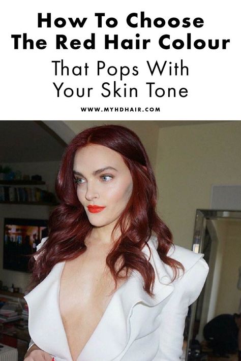 How To Choose The Red Hair Colour That Pops With Your Skin Tone Red Cool Hair Color, Blue Toned Red Hair, Red Hair Pink Skin Tone, Red Hair For Neutral Undertones, Red Hair On Neutral Skin Tone, Dark Red Hair Color Pale Skin, Red Hair Skin Tone Chart, What Color To Do After Red Hair, Neutral Skin Red Hair