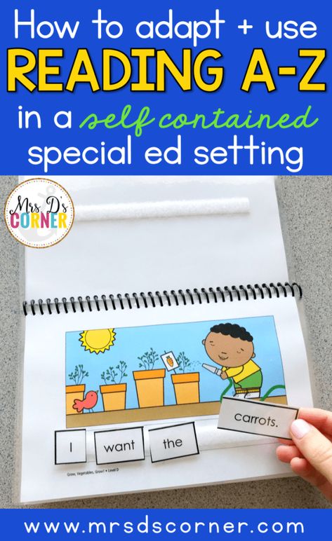 Guided Reading Lessons + Rotation in Self Contained SPED - Part 2 - Mrs. D's Corner Special Education Reading, Wordless Book, Guided Reading Lessons, Life Skills Classroom, Sped Classroom, Reading Lesson Plans, Self Contained Classroom, Reading Curriculum, Leveled Readers