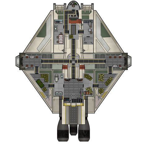 Peter Thompson EotE Vehicles and Deckplans - Medium Craft Vcx-100 Light Freighter, Star Wars Ships Design, Deck Plan, Edge Of The Empire, Sci Fi Rpg, Space Engineers, Spaceship Interior, Deck Building, Star Wars Spaceships