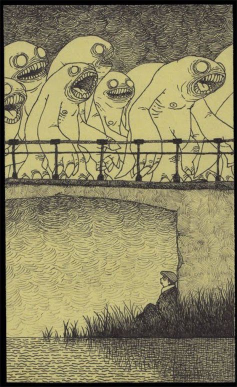 48 best Don Kenn Art... Don Kenn opens a window to a different ... Don Kenn, John Kenn Mortensen, Tom Bombadil, John Kenn, Creepy Drawings, Edward Gorey, Monster Drawing, Notes Art, Arte Inspo