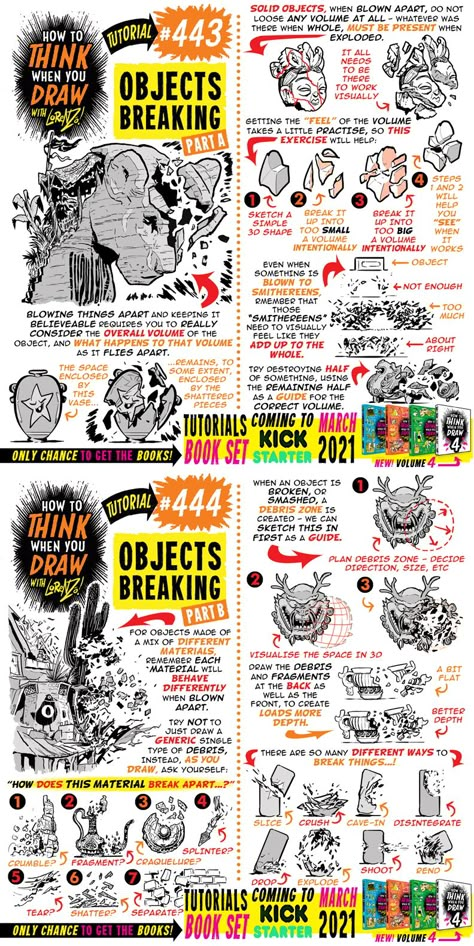 How to draw BREAKING OBJECTS for #LEARNUARY day 5! by EtheringtonBrothers on DeviantArt How To Draw Dust, How To Draw Motion Blur, How To Draw A Street, How To Draw Effects, How To Draw Static, Fun Characters To Draw, How To Draw Zombies, How To Draw Explosions, How To Think When You Draw