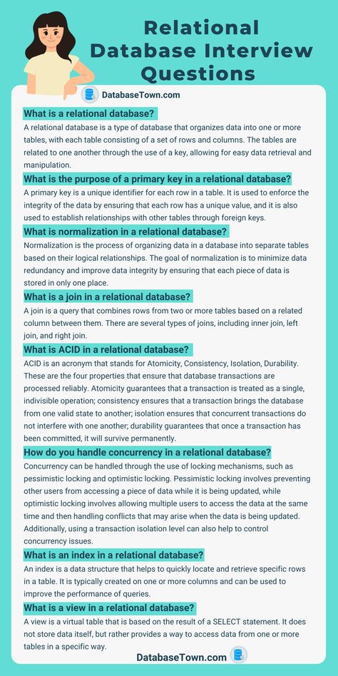 Relational Database Interview Questions and Answers Data Analyst Interview Questions, Sql Notes, Sql Interview Questions, Activities For Employees, Data Analytics Resume, Games To Play On Zoom, Sql Statements, Database Administrator, Software Testing Interview Questions