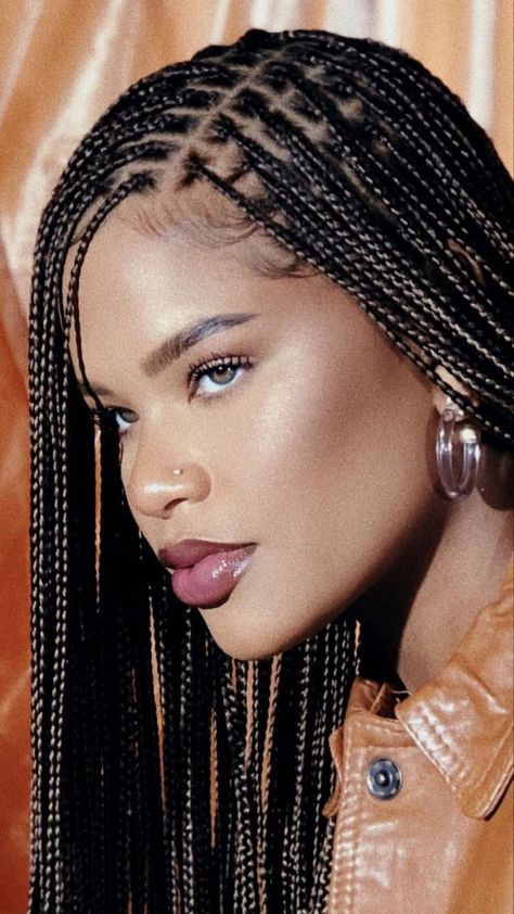 Small Box Braids Hairstyles, Alissa Ashley, Micro Braids Hairstyles, Faux Loc, Small Box Braids, Individual Braids, Blonde Box Braids, Short Box Braids, African Hair Braiding Styles