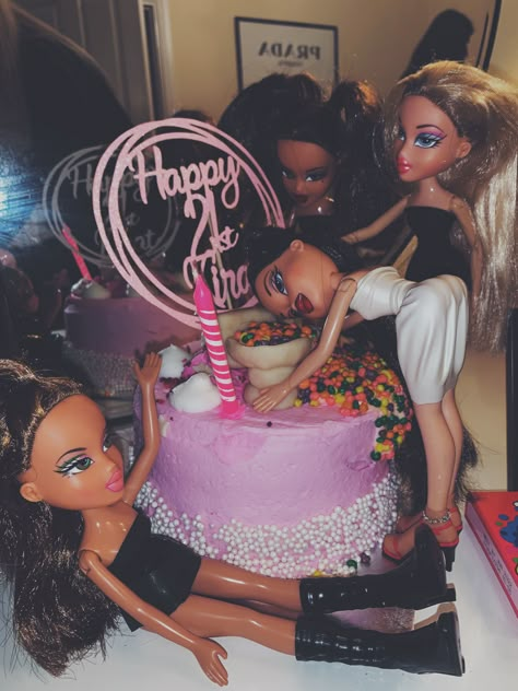 Birthday Cake Pink Bratz Dolls 21 Drunk Sweets Sugar Bratz Doll Cake Ideas, Bratz 21st Birthday Cake, Bratz 21st Birthday, Bratz Cake Ideas, Bratz Party Theme, Bratz Doll Cake, Bratz Themed Birthday Party, Bratz Birthday Cake, 21st Bday Themes