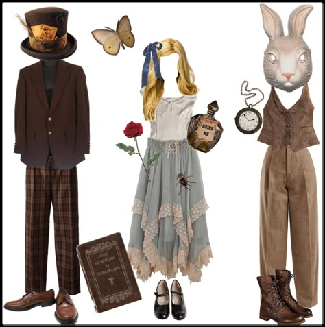 Alice in Wonderland Outfit | ShopLook Alice In Wonderland Party Outfit Ideas, Mad Hatter Theme Party Outfit, Alice In Wonderland Clothing Aesthetic, Alice Wonderland Outfit, Alice In Wonderland Party Costumes, Alice In Wonderland Cosplays, Mad Hatter Tea Party Outfit Ideas, Alice In Wonderland Dress Up Ideas, Alice In Wonderland Outfits Ideas