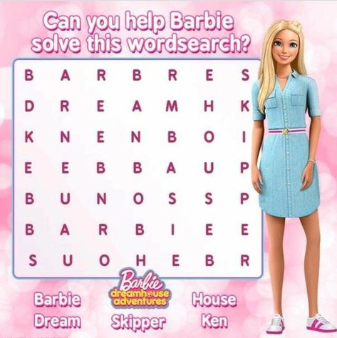 Barbie Birthday Party Games, Disney Bookmarks, Barbie Theme Party, Free Barbie, Horse Birthday Parties, Barbie Images, Barbie Birthday Party, Barbie Theme, Girly Girl Outfits