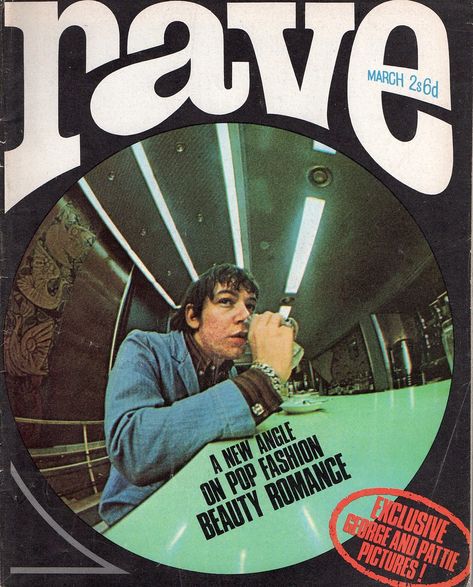 Rave Magazine, Eric Burdon, A Magazine, Magazine Cover, Magazine, Design