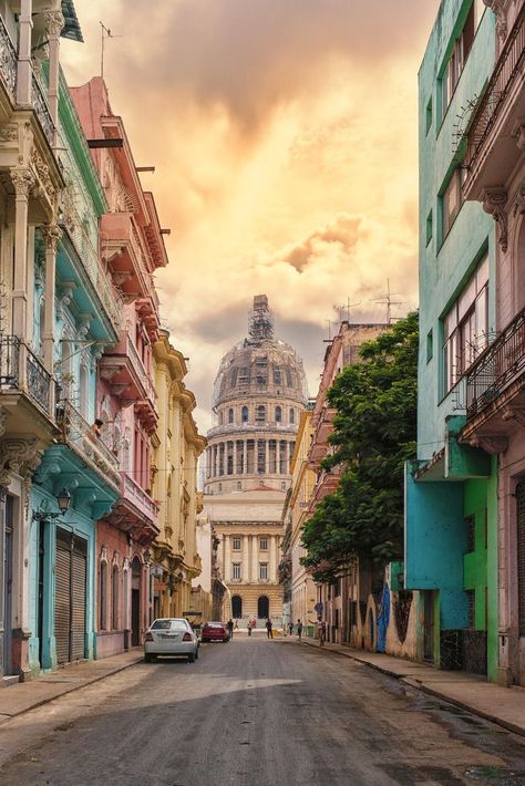 Streets of Havana - Photography Fine Art Print, Old Havana Print, Travel Photography, Cuban Art, Urban Art, Havana Art, Architecture of Cuba by SimoneDFPhotography on Etsy Cuba Photography, Central America Destinations, Cuban Art, Vinales, Music Culture, Cuba Travel, Varadero, Havana Cuba, South America Travel