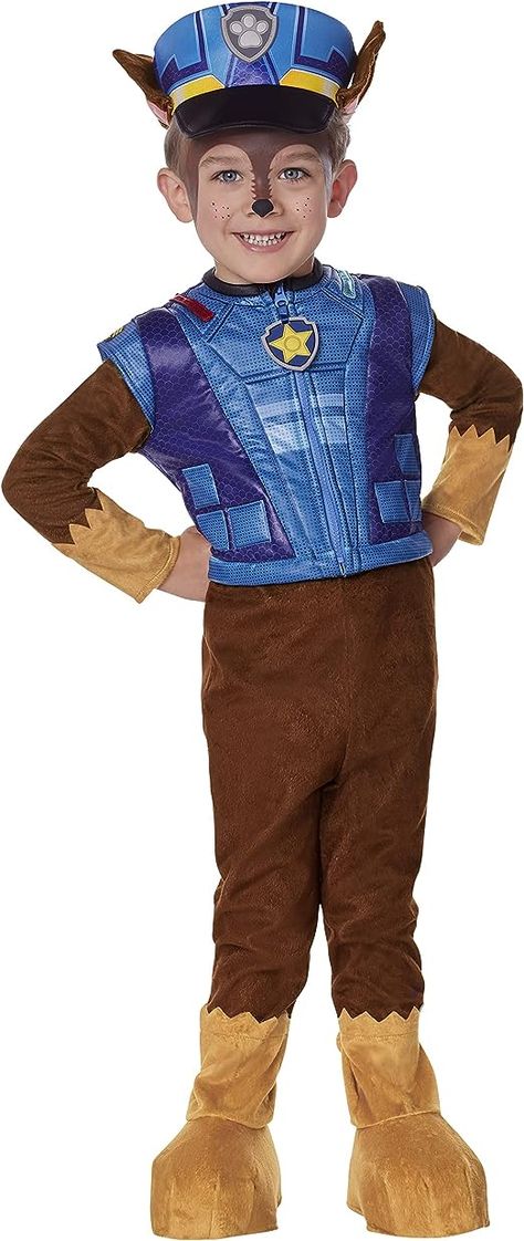 Spirit Halloween Toddler PAW Patrol Chase Costume Deluxe Chase Paw Patrol Costume, Chase Costume, Paw Patrol Costume, Paw Patrol Chase, Toddler Girl Halloween, Halloween Toddler, Chase Paw Patrol, Toddler Halloween, Spirit Halloween