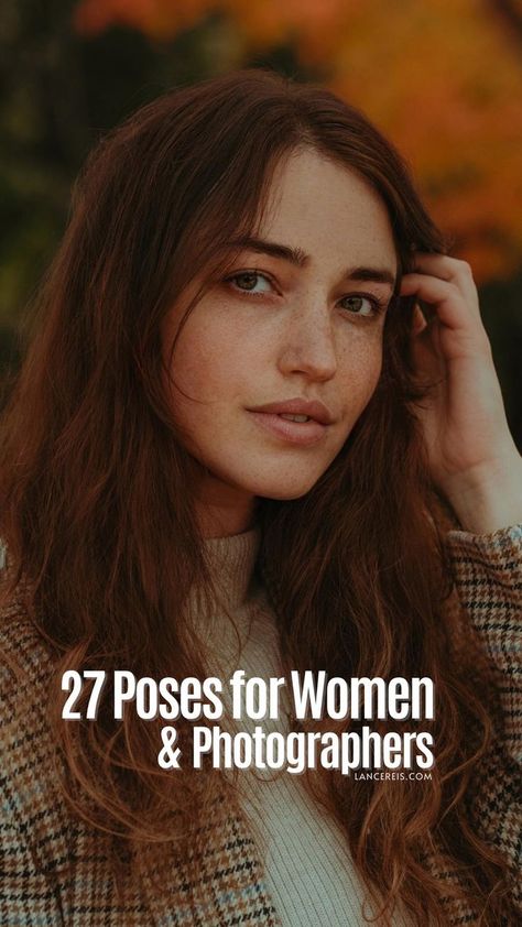 27 posing ideas for women and Photographers - female portrait. Posing Ideas For Women, Headshot Photography Poses, Poses For Women, Women Photographers, Lifestyle Headshots, Photos For Reference, Headshots Women, Headshot Poses, Portrait Photography Women