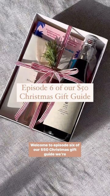 ~ WELCOME TO GIFTING WITH GOOD TASTE ~ on Instagram: "Episode 6 of our Christmas $50 Gift Guide is all about winding down. 📚🍷 Featuring an easy read, a solid brass (and engravable!) bookmark by @bespokepress , an eye mask, and a half-size bottle of wine – perfect for a quiet night in. Pro tip: Get the bookmark engraved for that extra personal touch.

#giftsforher #gift #gifts #giftidea #giftguide #giftguides #bookstagram #book #gifting #giftingideas #christmasgifts" Christmas Wine Gift Ideas, Christmas Wine Gift, Book For Christmas, Wine Gift Ideas, Wine Christmas Gifts, Wine Bottle Gift, 50 Christmas, Wine Gift, Bottle Gift