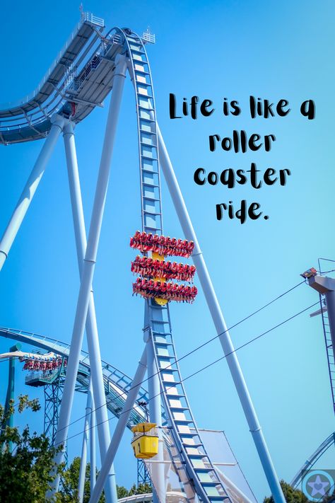 Riding Quotes, Ride It, Roller Coaster Ride, Roller Coaster, Life Is, Affirmations, Life Quotes, Quotes, Travel