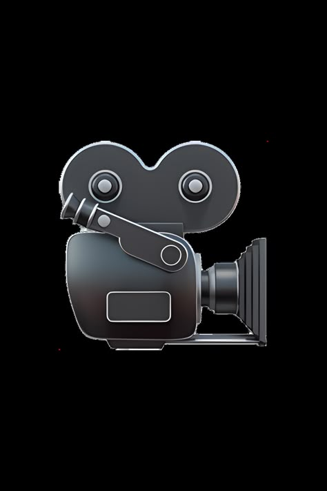 The emoji 🎥 depicts a classic movie camera with a large lens and a handle on the side. The camera is mostly black with silver accents and a red record button on the top. The lens is circular and protrudes out from the camera body. The emoji is often used to represent movies, filmmaking, or the entertainment industry. Insta Emojis, Camera Emoji, Red Record, Camera Png, Apple Emojis, Emoji Movie, Ios Emoji, Chinese New Year Design, Emoji Iphone