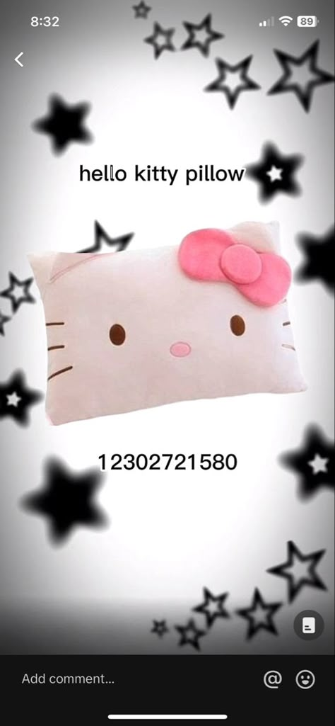 Bloxburg Room Ideas Hello Kitty, Bloxburg Codes Hello Kitty, Bloxburg Bed Board Decals, Bloxburg Hello Kitty Room, Hello Kitty Codes Bloxburg, Pillow Codes Bloxburg, Hello Kitty Decal Codes, Pillow Decal Codes, Bloxburg Hello Kitty Decals