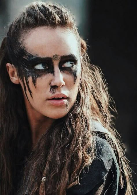 Warrior Makeup, Viking Makeup, The 100 Characters, Lexa Y Clarke, Alycia Jasmin Debnam Carey, Lexa The 100, The 100 Clexa, Insta Highlights, The 100 Show