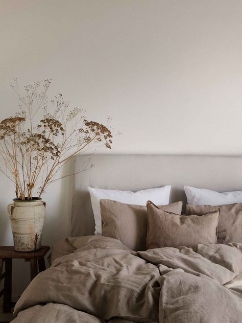 Boho Bedding, Linen Duvet Covers, Linen Duvet, Room Inspiration Bedroom, Bedroom Aesthetic, Bedroom Inspo, Cozy Bedroom, New Room, 인테리어 디자인