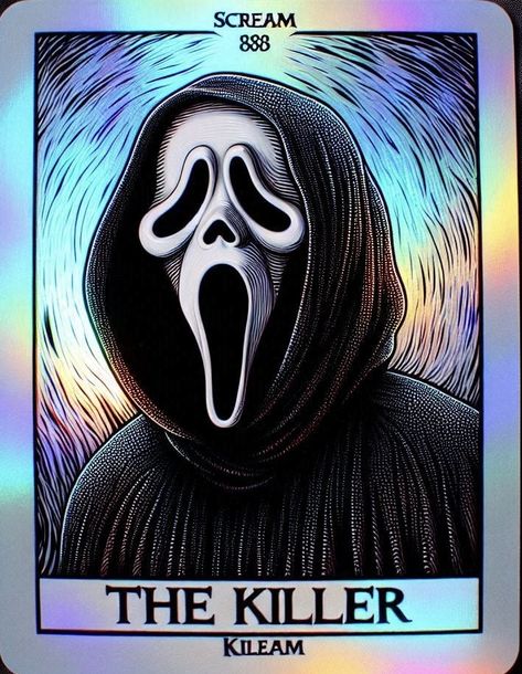 Pop Culture Tarot Cards, Character Tattoos, Cartoon Character Tattoos, Ipad Wallpapers, Tarot Cards Art, Ghost Face, Wall Papers, Tarot Art, Movie Wallpapers