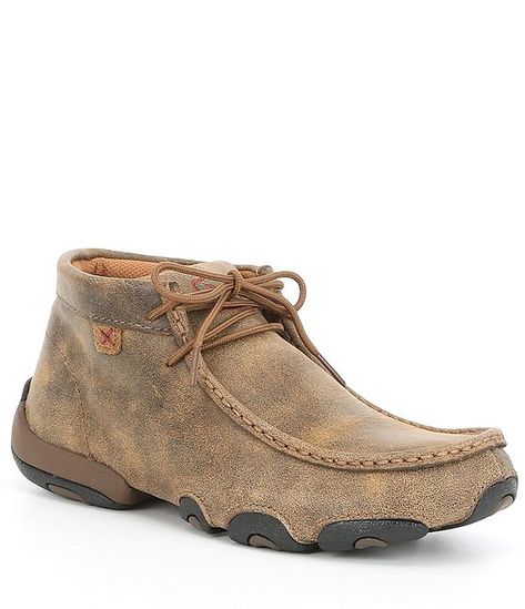 Women's Original Chukka Driving Mocs #Sponsored #Original, #PAID, #Women, #Chukka Twisted X Shoes Woman Outfit, Twisted X Shoes Woman, Driving Mocs, Oxford Booties, Twisted X Shoes, Twisted X Boots, Bridal Robes, On Design, Dillard's