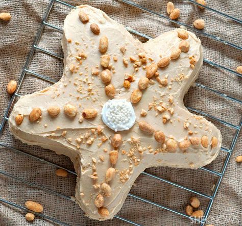 Peanut butter starfish cake Soft Vanilla Cake, Starfish Cake, 10 Birthday Cake, Butterscotch Chips, Sea Inspired, Too Cute, Cute Food, Themed Cakes, Fun Desserts