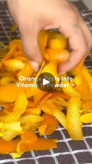 568 reactions · 353 shares | 🛑 Stop Throwing Away Orange Peels! 

Try making homemade Vitamin C Powder instead learn how to transform your orange peels into homemade vitamin C powder with this simple DIY kitchen hack! 

🍊🍊Not only will you reduce waste, but you’ll also have a great source of natural vitamin C without any fillers or synthetics. 

Follow these easy steps and start adding this versatile powder to your meals, smoothies, and teas today! 🌿👨‍🍳 

 
#DIYKitchenHacks #ZeroWasteLiving #HealthyEating #sustainableliving #vitamincpowder #holistic #fruithack #naturalremedy #holistichealing #healthyrecipes #busymoms #crunchy #crunchylife #fruittrees #backyardgarden #fruittreesinmybackyard #floridaoranges #immunity #immunityboost #guthealth #smoothie #smoothiebowl 🎞️: @zerowastecart Orange Peel Cleaner, Simple Diy Kitchen, Crunchy Life, Orange Peel Powder, Diy Kitchen Hacks, Vitamin C Powder, Kitchen Hack, Orange Peels, Natural Vitamin C