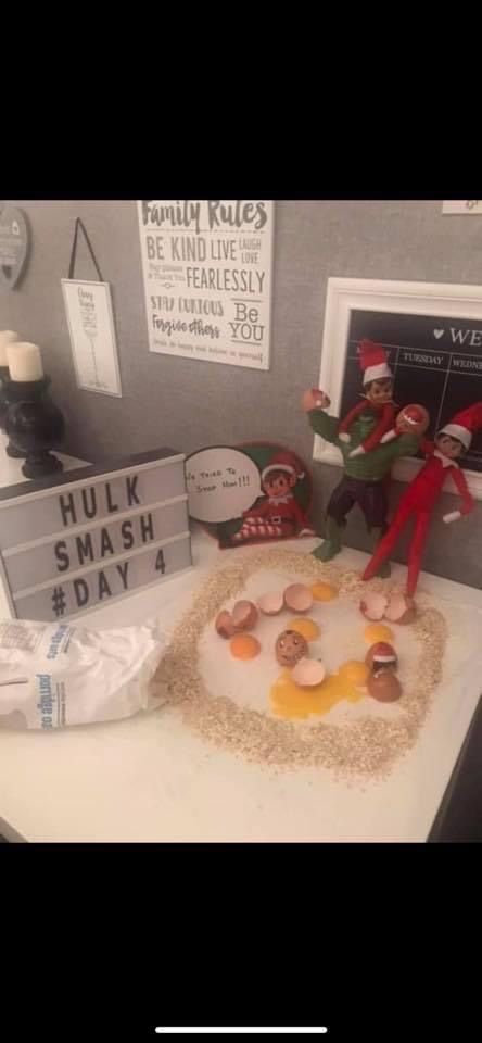 Hulk Smash, Family Rules, Hulk, Elf On The Shelf, Elf