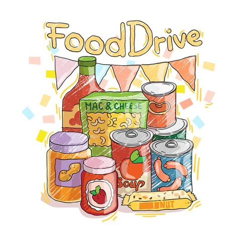 Food Drive non perishable food charity movement, badge illustrations. Food Drive #Sponsored , #sponsored, #paid, #Drive, #food, #badge, #perishable Food Drive Display Ideas, Can Food Drive Poster Ideas, School Food Drive Ideas, Food Drive Poster Ideas For School, Food Drive Poster Ideas, Food Drive Poster, Non Perishable Food, Charity Illustration, Thanksgiving Kid Recipes