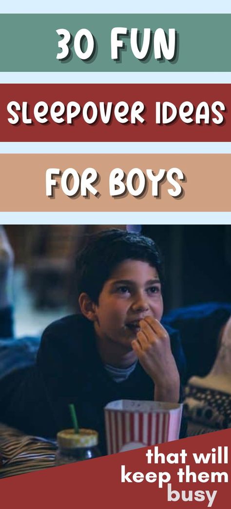 Sleepovers are a childhood staple, but what can you do to keep a group of boys busy all night long? From Nerf gun wars to movie marathons, we’ve got a ton of fun sleepover ideas, so grab some snacks and drinks and get ready for a night of fun! Guys Night Ideas, Boys Sleepover Party Ideas 12th Birthday, Teen Boy Sleepover Ideas, Boys Slumber Party Ideas, Boy Sleepover Party Ideas, Sleepover Ideas Boys, Fun Stuff To Do At A Sleepover, Boys Night Out, Boy Sleepover Ideas