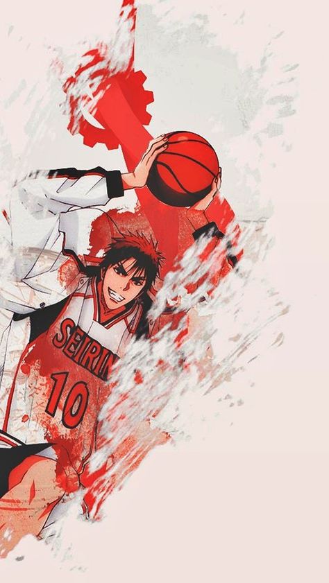 Kuroko No Basket Taiga Kagami Wallpaper, Kagami Wallpaper, Kuroko's Basketball Wallpaper, Anime Basket, Taiga Kagami, Basketball Kuroko, Kuroko Basket, Impatiently Waiting, Slam Dunk Anime