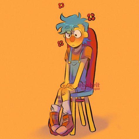 Sunflower baby🌻🐝 on Instagram: “Why is he sitting like that!😭💖💖💖😖 . . . . #dhmis #dhmisfanart #art #drawing #artaccount #illustration #draw #artstyle #uwu #drawingdesign…” Yellow Guy Dhmis, Guy Fanart, Pfp Fanart, Don't Hug Me I'm Scared Fanart, Yellow Guy, Dont Hug Me, I'm Scared, Hug Me, Art Drawing