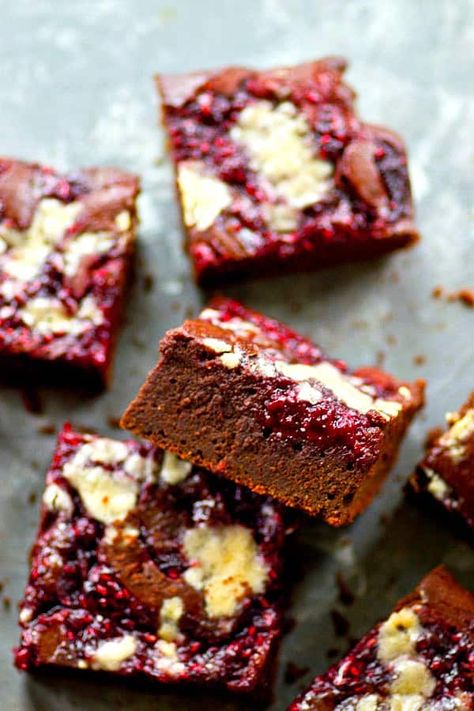 Chocolate Raspberry Jam, Scottish Baking, Swirled Brownies, Gooey Desserts, Healthy Protein Desserts, Comfort Soups, Chocolate Raspberry Brownies, Dark Chocolate Raspberry, Homemade Raspberry Jam