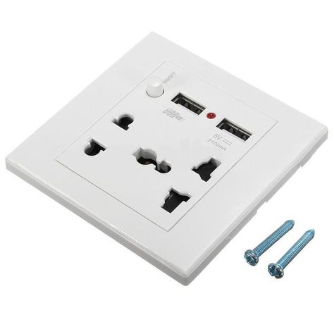 Basic Electrical Wiring, Electric Plug, Wall Socket, Usb Outlet, Usb Wall Charger, London House, Plug Socket, Wall Plug, Power Plug