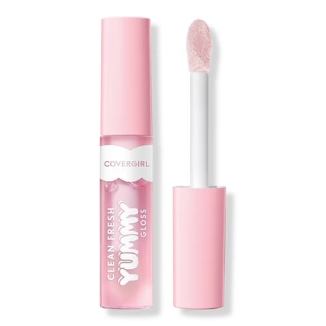 Let's Get Fizzical Clean Fresh Yummy Lip Gloss - CoverGirl | Ulta Beauty Covergirl Clean Fresh Yummy Gloss, Kdrama Quiz, Yummy Lip Gloss, Clean Fresh Yummy Gloss, Yummy Gloss, Skincare 2023, Covergirl Clean Fresh, Unrealistic Wishlist, Lips Gloss