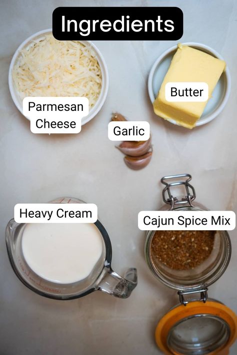 Cajun Alfredo Sauce - Divalicious Recipes Cajun Shrimp Cream Sauce, Alfredo Sauce Mix Recipe, Homemade Cajun Pasta Sauce, Cajun Alfredo Sauce Recipe Easy, Easy Cajun Alfredo Sauce, Easy Creamy Cajun Pasta Sauce, Cajun Alfredo Pasta Recipes, Cajun Pasta Sauce Recipe, Fettucini Alfredo Sauce Recipe