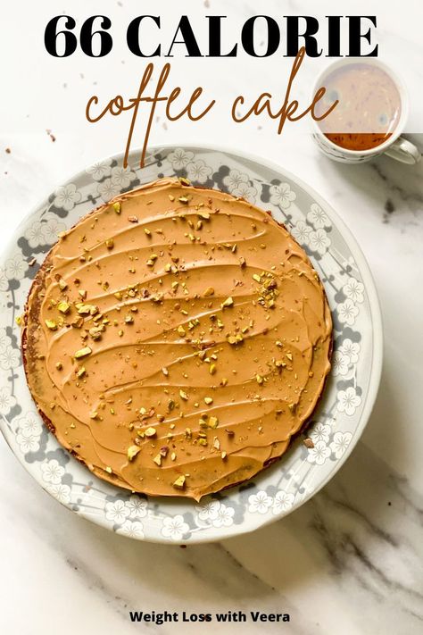 Low Calorie Coffee Cake, Low Calorie Coffee, Low Calorie Cake Recipes, Low Calorie Recipes Snacks, Healthy Coffee Cake, Low Calorie Baking, Low Calorie Cake, Protein Ice Cream Recipes, Low Cal Dessert