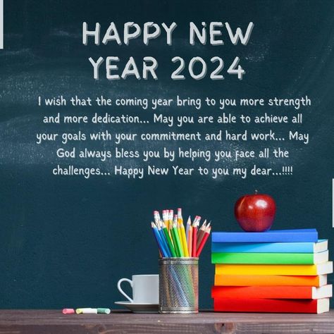 50 Best New Year Wishes for Students From Teachers 2024 - iPhone2Lovely New Year Wishes For Teachers, Happy Onam Wishes, Best New Year Wishes, New Year Motivational Quotes, Wishes For Teacher, Onam Wishes, 2024 Wishes, New Year Wishes Quotes, Message For Teacher