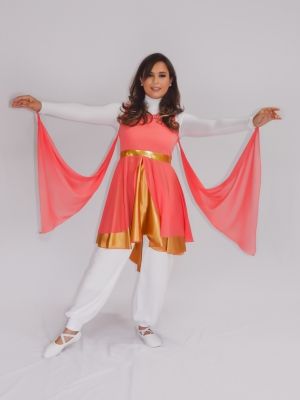 DINA Praise Dance Outfits, Worship Dance Outfits, Praise Dance Wear, Praise Dance Garments, Praise Dance Dresses, Liturgical Dance, Dance Garments, Garment Of Praise, Dance Uniforms