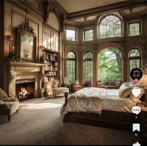 Victorian Homes Interior Bedroom, Manor House Interior, Mansion Bedroom, English Manor Houses, Big Bedrooms, Dream Life House, Music On Spotify, Gorgeous Bedrooms, Luxury Bedroom Master