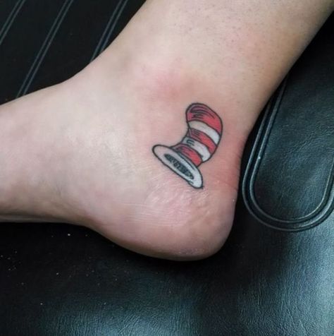 They'll never leave us, those favourite childhood books of ours. Cat In The Hat Tattoo, Dr Seuss Tattoo, Mad Tattoo, Eeyore Tattoo, Cinderella Tattoo, Harry Potter Quotes Tattoo, Hogwarts Tattoo, Peter Pan Tattoo, Little Prince Tattoo