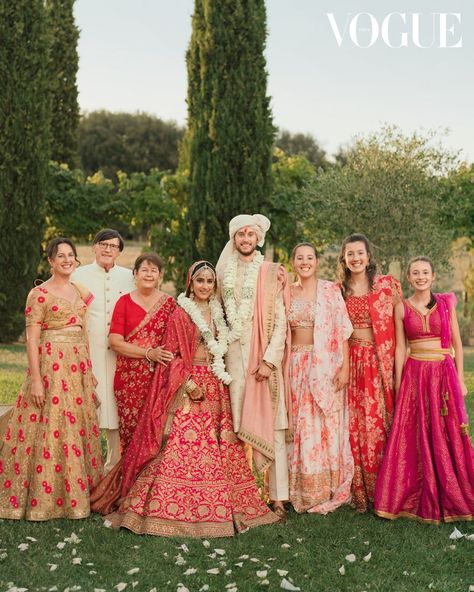 East Meets West Wedding, Catholic Wedding Ceremony, Hindu Ceremony, Family Wedding Photos, Tuscan Countryside, India Wedding, Under The Tuscan Sun, Indian Wedding Reception, West Wedding