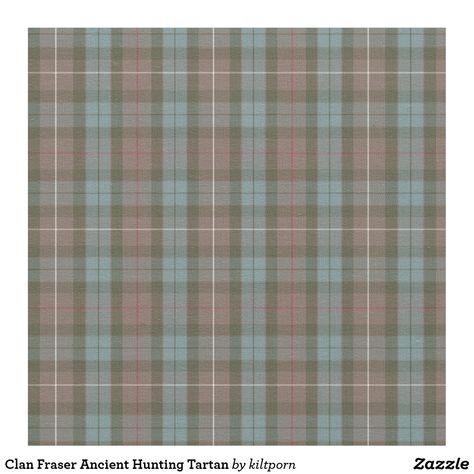 Clan Fraser Ancient Hunting Tartan Fabric Vinyl Fabric Crafts, Fraser Tartan, Tartan Blanket, Tartan Fabric, Plaid Fabric, Hunting Dogs, Sewing Gifts, Eco Friendly Fabric, White Accents